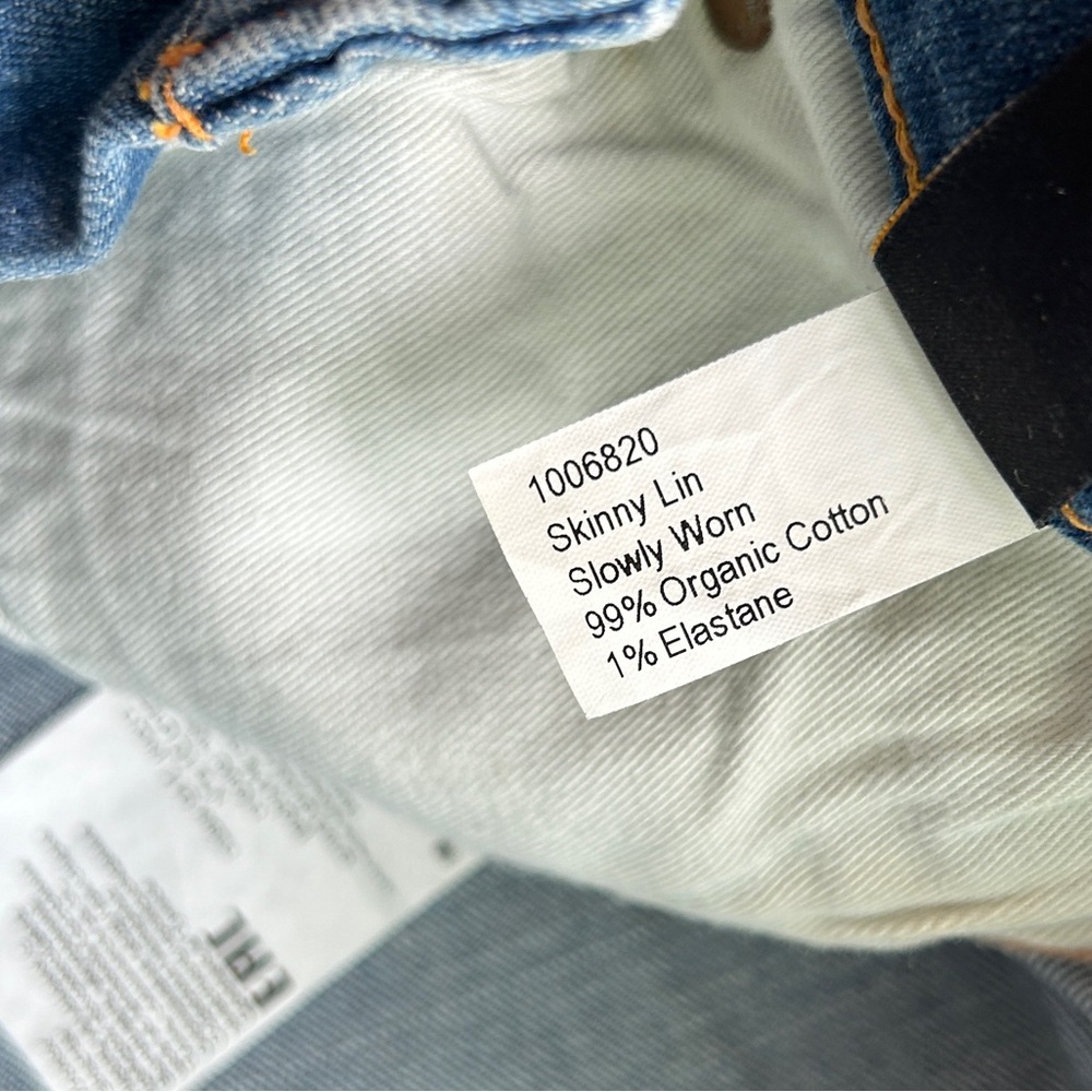 Nudie Jeans Authentic, brand new. Skinny Lin, “Slowly Worn”. Size 28x32 - Picture 3 of 5
